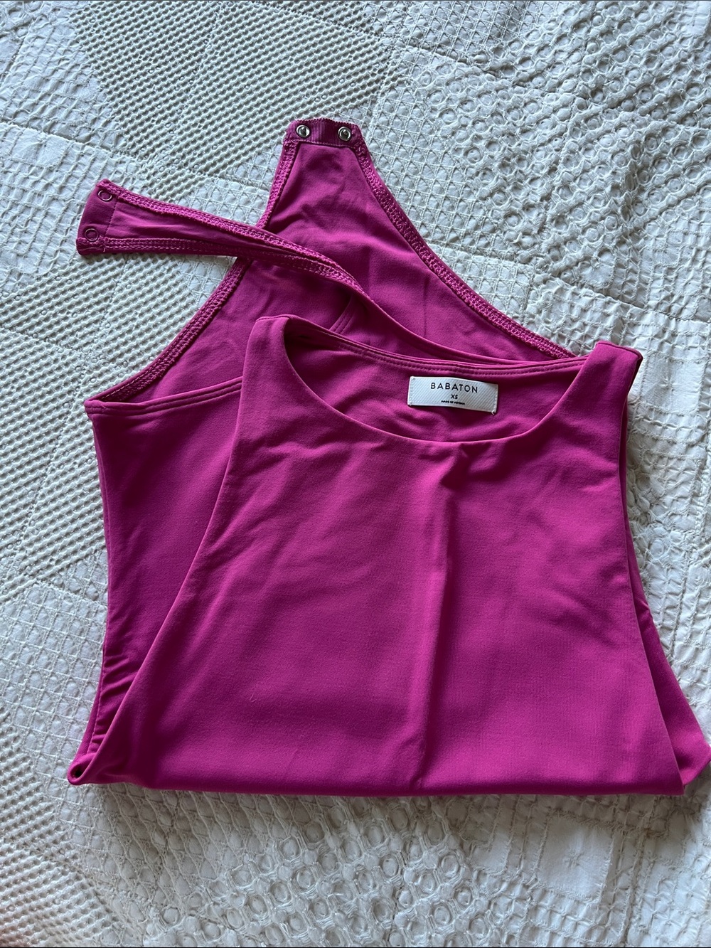Babaton Hot Pink Sleeveless Tank